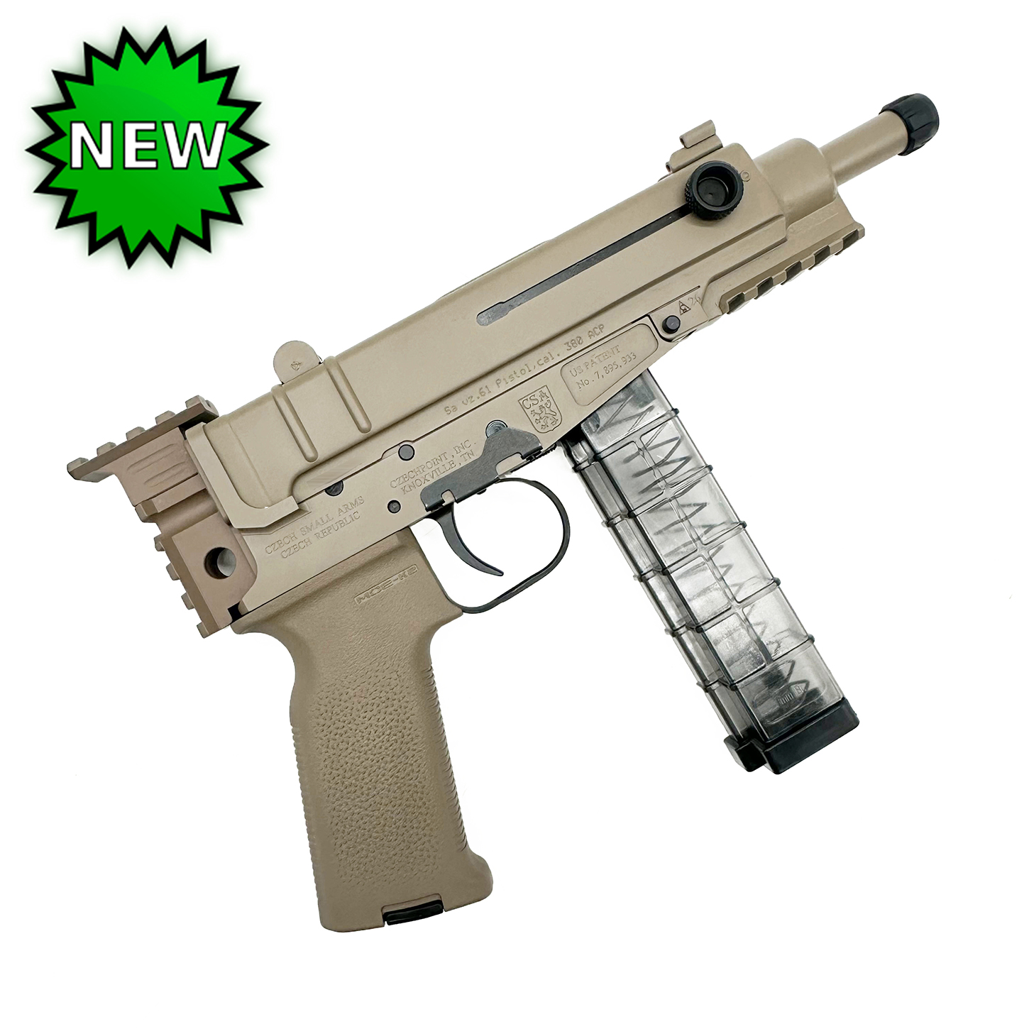 VZ 61 Skorpion Pistol Limited 1913 Series FDE .380 ACP